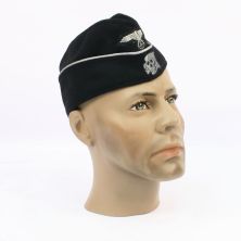 M40 Black SS Panzer Side Cap Officer by EREL