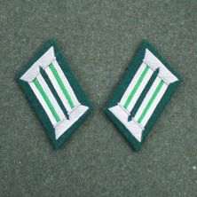 German Army Officers Collar Tabs Gebirgsjager