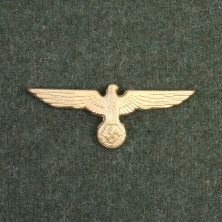 German Generals Gold Metal Cap Eagle European Made