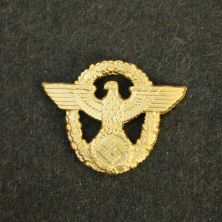 German WW2 Police Cap Badge Metal Generals