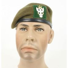 Mercian Silk Lined Khaki Beret