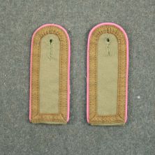 Heer DAK Panzer Shoulder Boards Unterfeldwebel Subdued By RUM