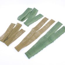  Helmet Hessian Green & Brown Camouflage Scrim Set