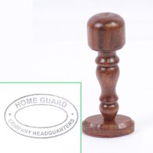 Home Guard Wooden Rubber Ink Stamp WW2 British Army 
