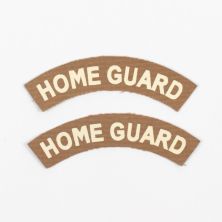 Home Guard Printed Shoulder Titles 