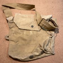 MKVI ARP Original Gas Mask Bag  Dated 1941 