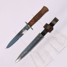 German Trench Knife with leather belt hanger