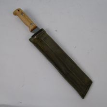 Golok machete with 1958 Original Army issue canvas sheath Dated 1966