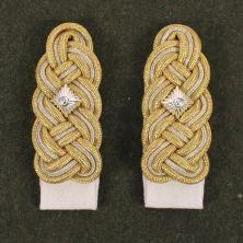 Luftwaffe Generalleutnant Shoulder Boards Wire Bullion