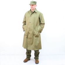 M1938 Dismounted Raincoat Rubberised WW2 US Trench Coat by Kay Canvas