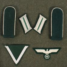 M36 Army Infantry Gefreiter Rank Uniform Badge Set