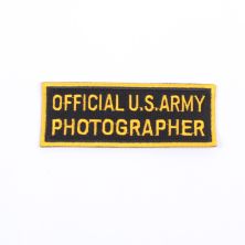 Official US Army Photographer patch