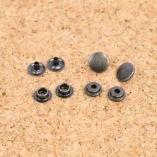 Para Helmet chinstrap press studs set Black