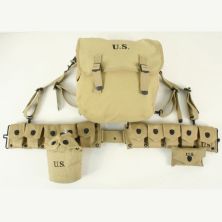 US Paratrooper M1 Garand rifle webbing set