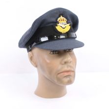  RAF Officers SD Cap Royal Air Force Service Dress peaked Cap Kings Crown 