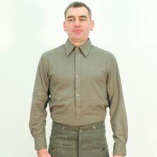 WW2 M40 Undershirt in Jersey Rayon by Richard Underwood Militaria.