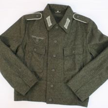M44 Heer Tunic 1944 Army Wool Tunic with Badges by Richard Underwood