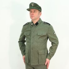 Waffen SS M42 Wool Tunic by Richard Underwood Militaria