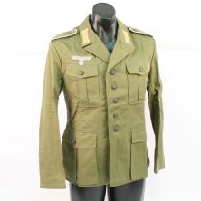 German WW2 1st Pattern M40 Army Tropical DAK Tunic by RUM