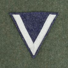 Luftwaffe Gefreiter Rank Blue with Silver Tresse by RUM