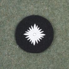 Waffen SS Oberschutze Sleeve Rank Star for Service Tunics