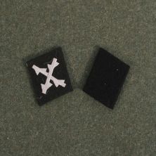 28th SS Div Wallonien collar tabs