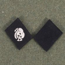 3rd SS Panzer Division Totenkopf Collar Tabs