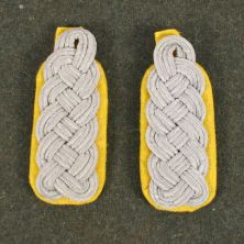 German Officer Major Shoulder Boards. Panzer Reconnaissance