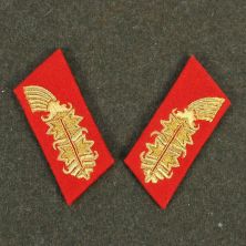 German Army WW2 Generals Collar Tabs