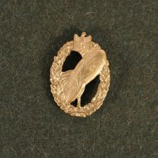 German Army WW2 Observers Balloon Badge Gold
