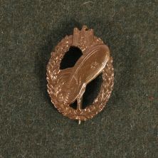 German Army WW2 Observers Balloon Badge Bronze
