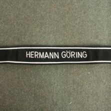 Hermann Goring Officers Cuff Title. Black