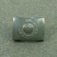 German Army Belt Buckle Steel Green