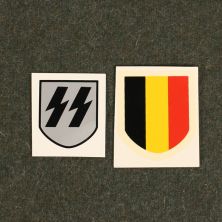 Belgium National Helmet Transfers. Decals