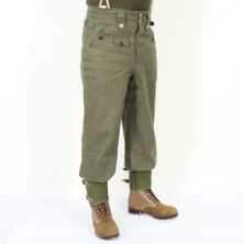 M43 Field Trousers German Wool Green Keilhose  by FAB