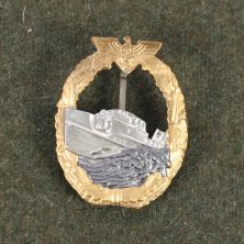 German Naval E Boat Badge 1st Type