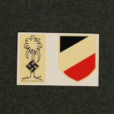 German DAK Helmet Transfers. Decals