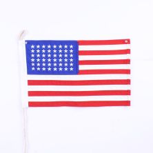 US 48 Star WW2 Aerial Pennant Flag 47x30cm Stitched