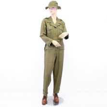 WW2 US Army HBT Womens Green Coveralls by Kay Canvas