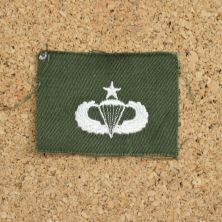 US Master Para Wings White on Green US Made