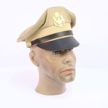 US Officers Crusher Cap Summer Service Army & Air Force Pilots Chino