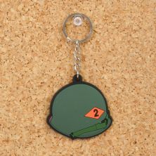 US Rangers M1 Helmet Rubber Key Ring