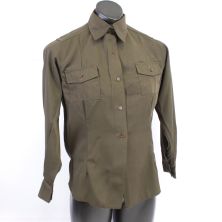US WW2  Women's Officers OD 51 Shirt For A Class Uniform