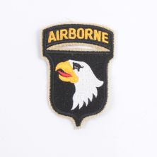 US WW2 101st Airborne Division Shoulder Patch Badge with Raw Edge by Kay Canvas