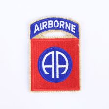 US WW2 82nd Airborne Patch with Rough Edge by Kay Canvas