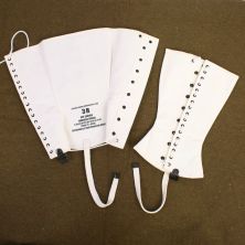 US WW2 M1938 MP White Gaiters used by MP and SP
