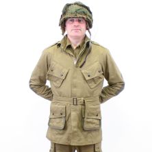 US WW2 Paratroopers M42 Jump jacket reinforced D-Day Airborne model by Kay Canvas