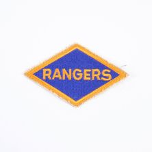 US WW2 Rangers badge. Lozenage diamond ranger patch.
