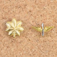 USAAF Air Force Officers Shirt Collar Badge Set. Major