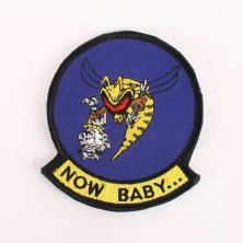 USN Tomcat Now Baby Hook and Loop Badge